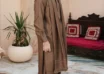 Brown Woolen Shawl Suit