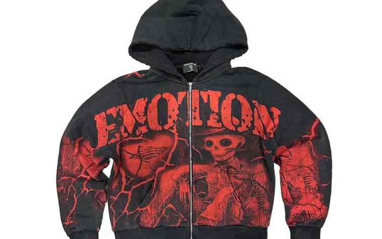 Acid Wash “Deserted” Hoodie