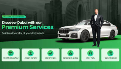Monthly driver service Dubai