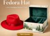 Christmas Fedora Hat