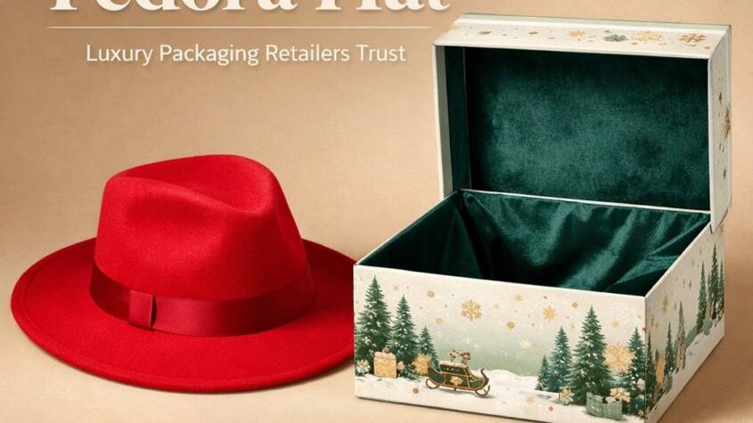 Christmas Fedora Hat