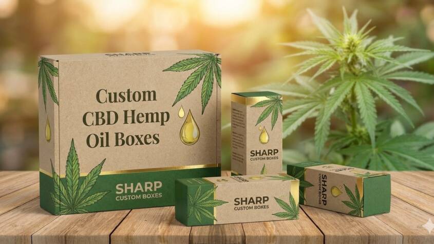 Custom CBD Hemp Oil Boxes in uk