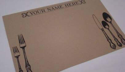 Paper placemats
