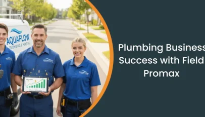 Plumbing business with Fieldpromax