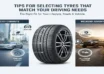 Tips for Selecting Tyres That Match Your Driving Needs