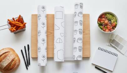 printed greaseproof sheets