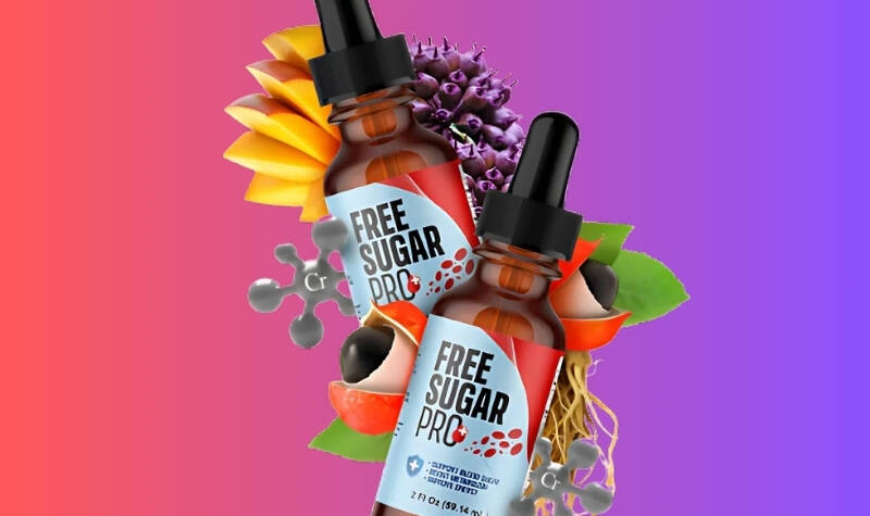 Free Sugar Pro blood sugar support supplement bottle