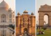 Golden Triangle Tours featuring Delhi, Agra and Jaipur landmarks, highlighting a well-planned North India travel route.