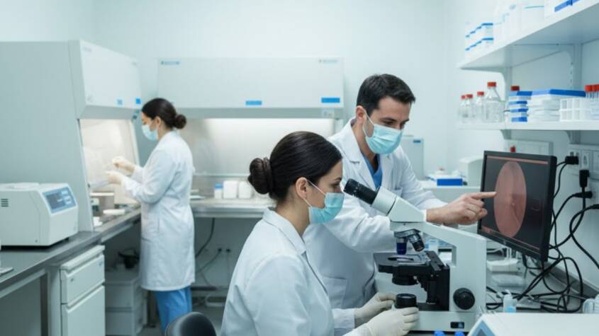 ivf training course in embryology laboratory setting