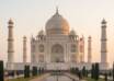 Early morning view of the Taj Mahal with soft light and minimal crowds, ideal timing for a well-planned Taj Mahal tour package.